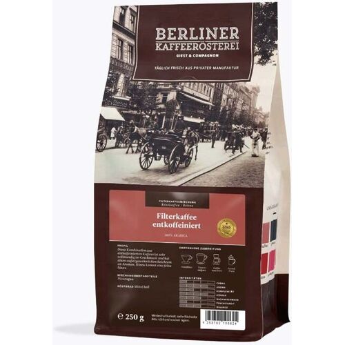 Berliner Kaffeerösterei Filterkaffee Decaf 250g