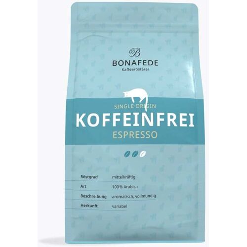 Bonafede Espresso Koffeinfrei 500g