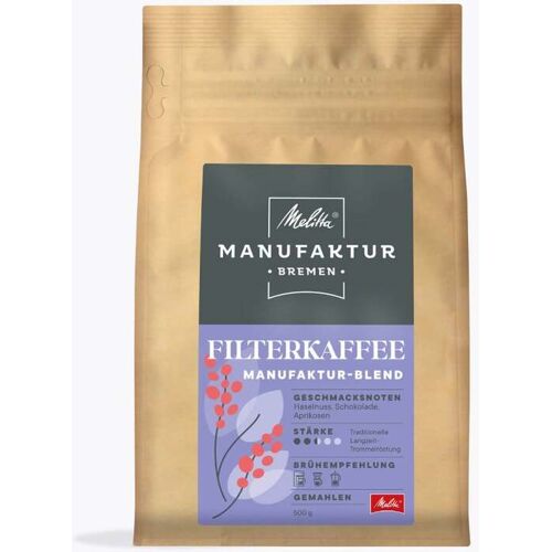 Melitta Manufaktur Bremen Filterkaffee 500g gemahlen