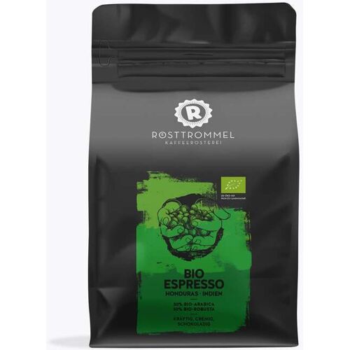 Rösttrommel Kaffeerösterei Rösttrommel Bio Blend Espresso 250g