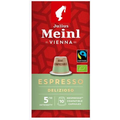 Julius Meinl Inspresso Espresso Bio Fairtrade 10 Kapseln - Kaffee-Kapseln Julius Meinl Inspresso Espresso Bio Fairtrade 10 Kapseln - Kaffee-Kapseln