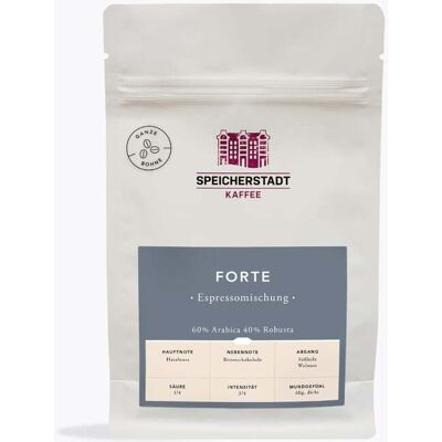 Speicherstadt Forte Espressomischung - Kaffee Speicherstadt Forte Espressomischung - Kaffee
