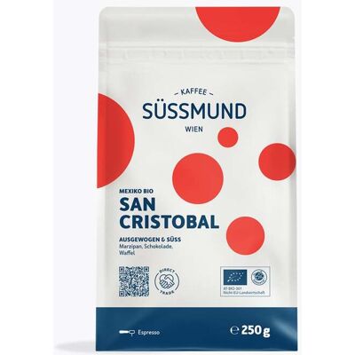 Süssmund San Cristobal Bio & Direct Trade Espresso 250g Süssmund San Cristobal Bio & Direct Trade Espresso 250g