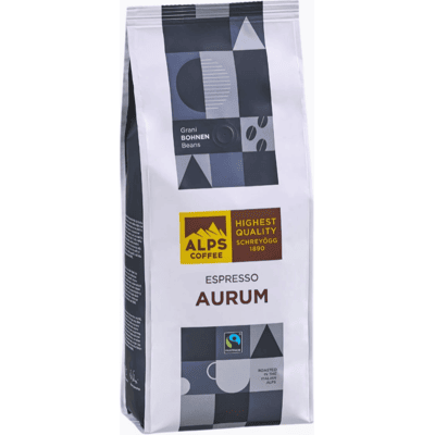 Alps Coffee Aurum Fairtrade Espresso 1kg Alps Coffee Aurum Fairtrade Espresso 1kg