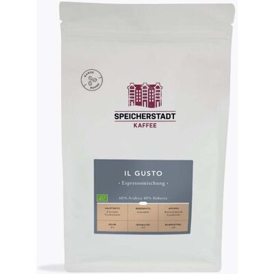 Speicherstadt Il Gusto Espressomischung Bio 1kg Speicherstadt Il Gusto Espressomischung Bio 1kg