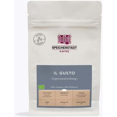 Speicherstadt Il Gusto Bio Espressomischung - Coffee Speicherstadt Il Gusto Bio Espressomischung - Coffee