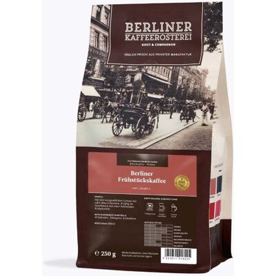 Berliner Kaffeerösterei Berliner Frühstückskaffee 250g - Kaffee Berliner Kaffeerösterei Berliner Frühstückskaffee 250g - Kaffee