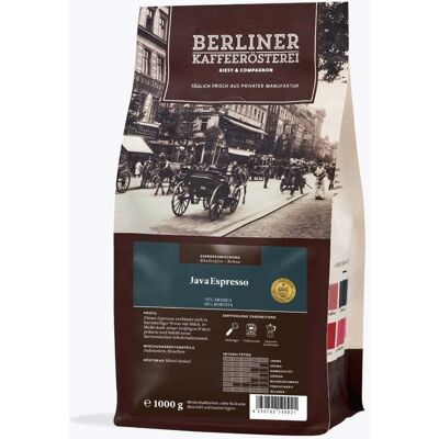 Berliner Kaffeerösterei Java Espresso - Kaffee Berliner Kaffeerösterei Java Espresso - Kaffee