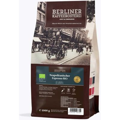 Berliner Kaffeerösterei Neapolitanischer Espresso Bio - Kaffee Berliner Kaffeerösterei Neapolitanischer Espresso Bio - Kaffee