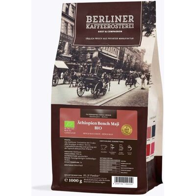 Berliner Kaffeerösterei Äthiopien Bench Maji Bio 1kg - Kaffee Berliner Kaffeerösterei Äthiopien Bench Maji Bio 1kg - Kaffee