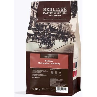 Berliner Kaffeerösterei Berliner Metropolen Mischung - Kaffee Berliner Kaffeerösterei Berliner Metropolen Mischung - Kaffee