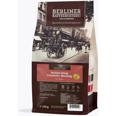 Berliner Kaffeerösterei König Friedrich I. Mischung - Kaffee Berliner Kaffeerösterei König Friedrich I. Mischung - Kaffee