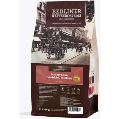 Berliner Kaffeerösterei Berliner König Friedrich I. Mischung - Kaffee Berliner Kaffeerösterei Berliner König Friedrich I. Mischung - Kaffee