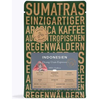 Speicherstadt Orang Utan Espresso 250g - Kaffee Speicherstadt Orang Utan Espresso 250g - Kaffee