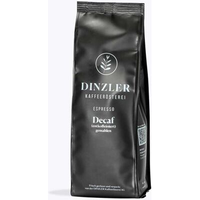 Dinzler Entkoffeiniert Arabica Kaffee - 250g Dinzler Entkoffeiniert Arabica Kaffee - 250g