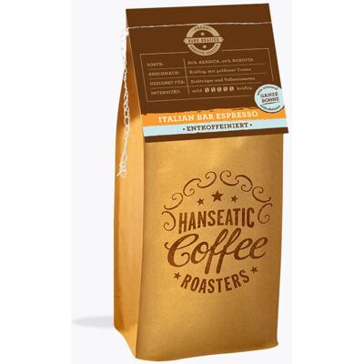 Hanseatic Italienischer Entkoffeiniert Espresso - 250g Hanseatic Italienischer Entkoffeiniert Espresso - 250g
