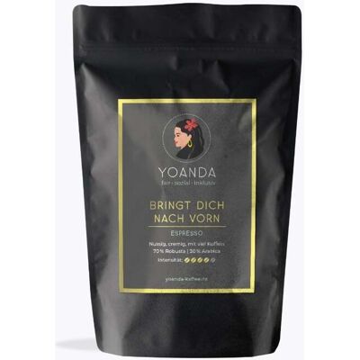 Yoanda 250g Ganze Bohne Espresso - Intensität 5/6 Yoanda 250g Ganze Bohne Espresso - Intensität 5/6