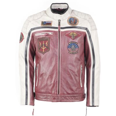Top Gun Lederjacke TGJ1005 Rubin 2XL Top Gun Lederjacke TGJ1005 Rubin 2XL