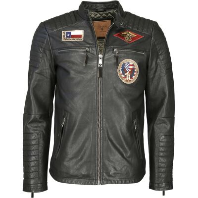 Top Gun Lederjacke TG20192023 Schwarz S Top Gun Lederjacke TG20192023 Schwarz S
