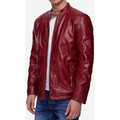 Tazzio Herren Jacke Lederjacke Echtleder Wein M Tazzio Herren Jacke Lederjacke Echtleder Wein M