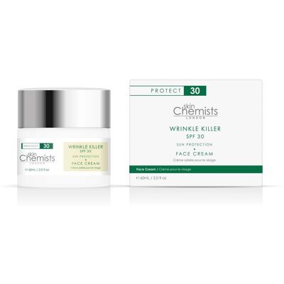 skinChemists Faltenkiller Sonnenschutz Tagesfeuchtigkeitscreme SPF 30 60ml Einheitsgröße skinChemists Faltenkiller Sonnenschutz Tagesfeuchtigkeitscreme SPF 30 60ml Einheitsgröße