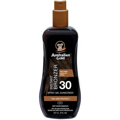 Australian Gold Sonnenschutz Spf30 Sprühgel Mit Instant-bronzer 237 ml Einheitsgröße Australian Gold Sonnenschutz Spf30 Sprühgel Mit Instant-bronzer 237 ml Einheitsgröße
