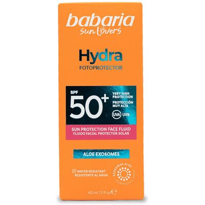 Babaria Sun Lovers Hydra Gesichts-sonnenfluid Lsf 50+ 40 ml Einheitsgröße Babaria Sun Lovers Hydra Gesichts-sonnenfluid Lsf 50+ 40 ml Einheitsgröße