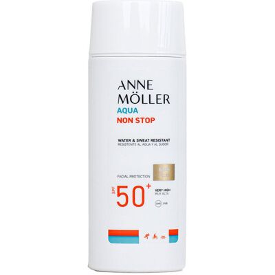 Anne Moller Aqua Non Stop Wasser- Und Schweißresistentes Glow-fluid Lsf 50+ 75 ml Einheitsgröße Anne Moller Aqua Non Stop Wasser- Und Schweißresistentes Glow-fluid Lsf 50+ 75 ml Einheitsgröße