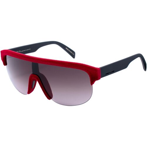 Italia Independent Unisex-Sonnenbrillen 135/0/140 mm Acetat Rot Einheitsgröße
