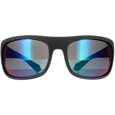Polaroid Wrap Mens Grau Grün Grau Grün Spiegel Polarisierte Sonnenbrille Grau Einheitsgröße Polaroid Wrap Mens Grau Grün Grau Grün Spiegel Polarisierte Sonnenbrille Grau Einheitsgröße