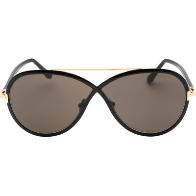 Tom Ford Rickie FT1007 01A Schwarze Sonnenbrille Schwarz Einheitsgröße Tom Ford Rickie FT1007 01A Schwarze Sonnenbrille Schwarz Einheitsgröße