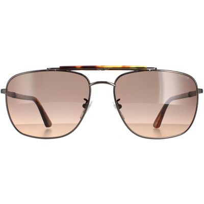 Police Aviator Herren glänzend Gunmetal matt Rauch Gradient Orange SPLD43 Origins 44 Silber Einheitsgröße Police Aviator Herren glänzend Gunmetal matt Rauch Gradient Orange SPLD43 Origins 44 Silber Einheitsgröße