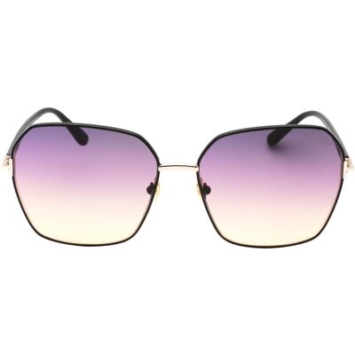 Tom Ford Claudia-02 Gradient Smoke Lens Shiny Black Sonnenbrille Schwarz Einheitsgröße Tom Ford Claudia-02 Gradient Smoke Lens Shiny Black Sonnenbrille Schwarz Einheitsgröße