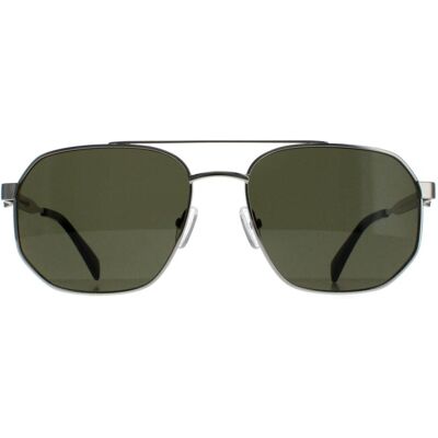 Alexander McQueen Pilotenbrille Unisex Silber Grün AM0458S Silber Einheitsgröße Alexander McQueen Pilotenbrille Unisex Silber Grün AM0458S Silber Einheitsgröße