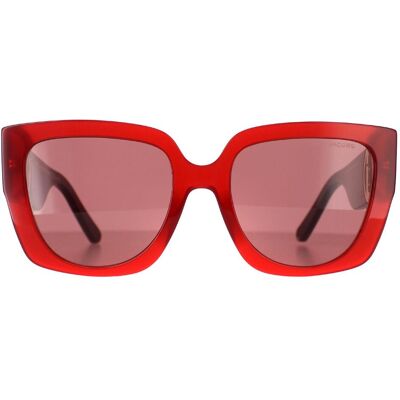 Marc Jacobs Rectangle Damen Rot Burgund MARC 687/S Rot Einheitsgröße Marc Jacobs Rectangle Damen Rot Burgund MARC 687/S Rot Einheitsgröße