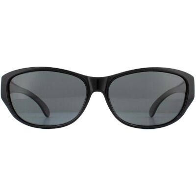 Polaroid Suncovers Wrap Mens Schwarz Grau Polarisierte Sonnenbrille Schwarz Einheitsgröße Polaroid Suncovers Wrap Mens Schwarz Grau Polarisierte Sonnenbrille Schwarz Einheitsgröße