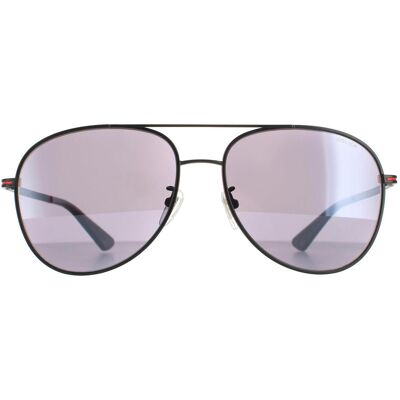 Police Polizei Aviator Mens Matte Schwarz Rauch Spiegel Silber SPL777C Chief 1 Schwarz Einheitsgröße Police Polizei Aviator Mens Matte Schwarz Rauch Spiegel Silber SPL777C Chief 1 Schwarz Einheitsgröße