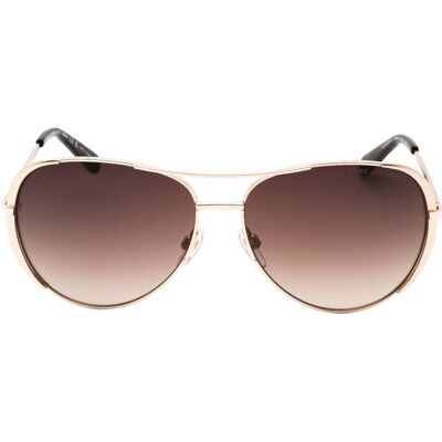 Marc Jacobs Braune SF-Linsengold-Sonnenbrille Gold Einheitsgröße Marc Jacobs Braune SF-Linsengold-Sonnenbrille Gold Einheitsgröße