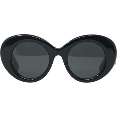 Burberry Be4370U 300187 Margot Schwarze Sonnenbrille Schwarz Einheitsgröße Burberry Be4370U 300187 Margot Schwarze Sonnenbrille Schwarz Einheitsgröße