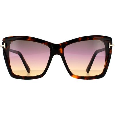 Tom Ford Butterfly Womens Farbige Havanna Rauch Gradient Braun Einheitsgröße Tom Ford Butterfly Womens Farbige Havanna Rauch Gradient Braun Einheitsgröße