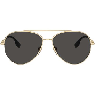 Burberry Harper Gold Sonnenbrille Gold Einheitsgröße Burberry Harper Gold Sonnenbrille Gold Einheitsgröße