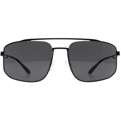 Emporio Armani Aviator Mens Matte Schwarz Dunkelgrau EA2139 Schwarz Einheitsgröße Emporio Armani Aviator Mens Matte Schwarz Dunkelgrau EA2139 Schwarz Einheitsgröße