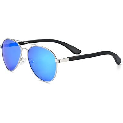 Earth Wood Sayulita Polarisierte Sonnenbrille - Dunkelbraun/Blau Dunkelbraun Einheitsgröße Earth Wood Sayulita Polarisierte Sonnenbrille - Dunkelbraun/Blau Dunkelbraun Einheitsgröße