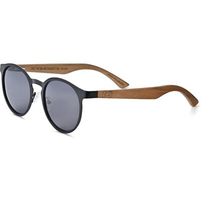 Earth Wood Reine Polarisierte Sonnenbrille - Dunkelbraun/Schwarz Dunkelbraun Einheitsgröße Earth Wood Reine Polarisierte Sonnenbrille - Dunkelbraun/Schwarz Dunkelbraun Einheitsgröße