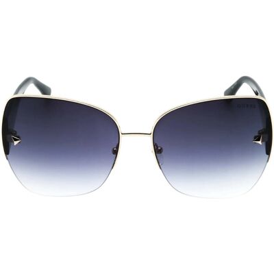 Guess Sonnenbrille mit goldenem Detail, schwarzem Gestell und getönten Gläsern - Schwarz Schwarz Einheitsgröße Guess Sonnenbrille mit goldenem Detail, schwarzem Gestell und getönten Gläsern - Schwarz Schwarz Einheitsgröße