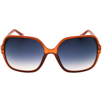 Guess – Sonnenbrille mit Farbverlauf in Hellbraun mit blauen Gläsern Blau Einheitsgröße Guess – Sonnenbrille mit Farbverlauf in Hellbraun mit blauen Gläsern Blau Einheitsgröße