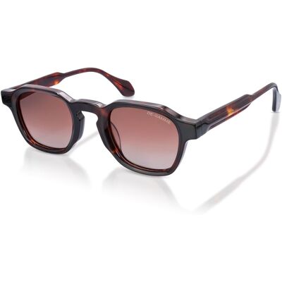 Infinity Leather De-Gamme Polarisierte Sonnenbrille mit geometrischem Rahmen in Rot – Saint Marlo Rot Einheitsgröße Infinity Leather De-Gamme Polarisierte Sonnenbrille mit geometrischem Rahmen in Rot – Saint Marlo Rot Einheitsgröße
