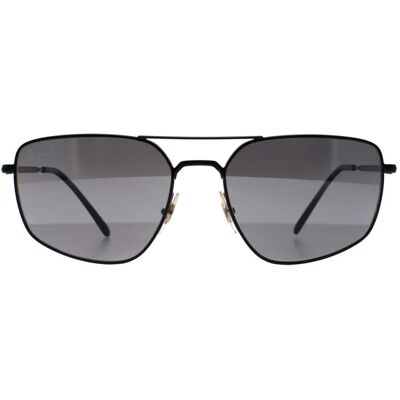 Ray-Ban RB3666 002/K3 poliert schwarz silber polarisierte Sonnenbrille Schwarz Einheitsgröße Ray-Ban RB3666 002/K3 poliert schwarz silber polarisierte Sonnenbrille Schwarz Einheitsgröße