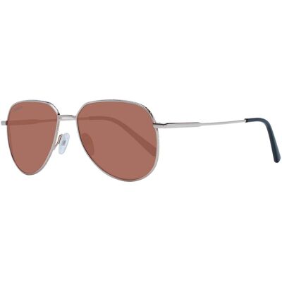 Serengeti Aviator-Sonnenbrille mit roségoldenem Metallrahmen Braun Einheitsgröße Serengeti Aviator-Sonnenbrille mit roségoldenem Metallrahmen Braun Einheitsgröße