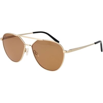 Serengeti Goldene Plastiksonnenbrille Gold Einheitsgröße Serengeti Goldene Plastiksonnenbrille Gold Einheitsgröße